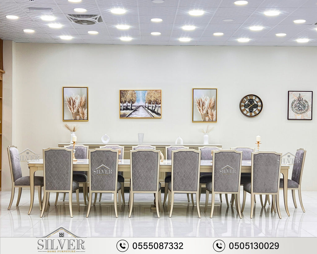 طقم طعام فاخر جديد - طراز كلاسيكي رقم 250311