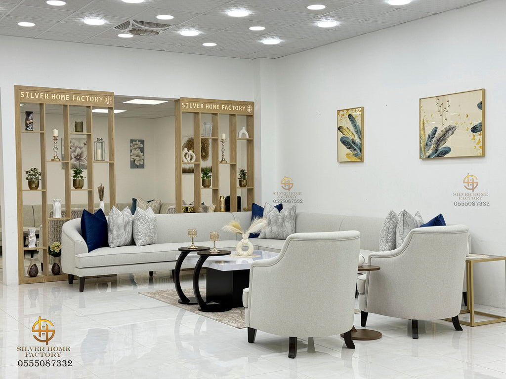 وصال مودرن فضي وأزرق