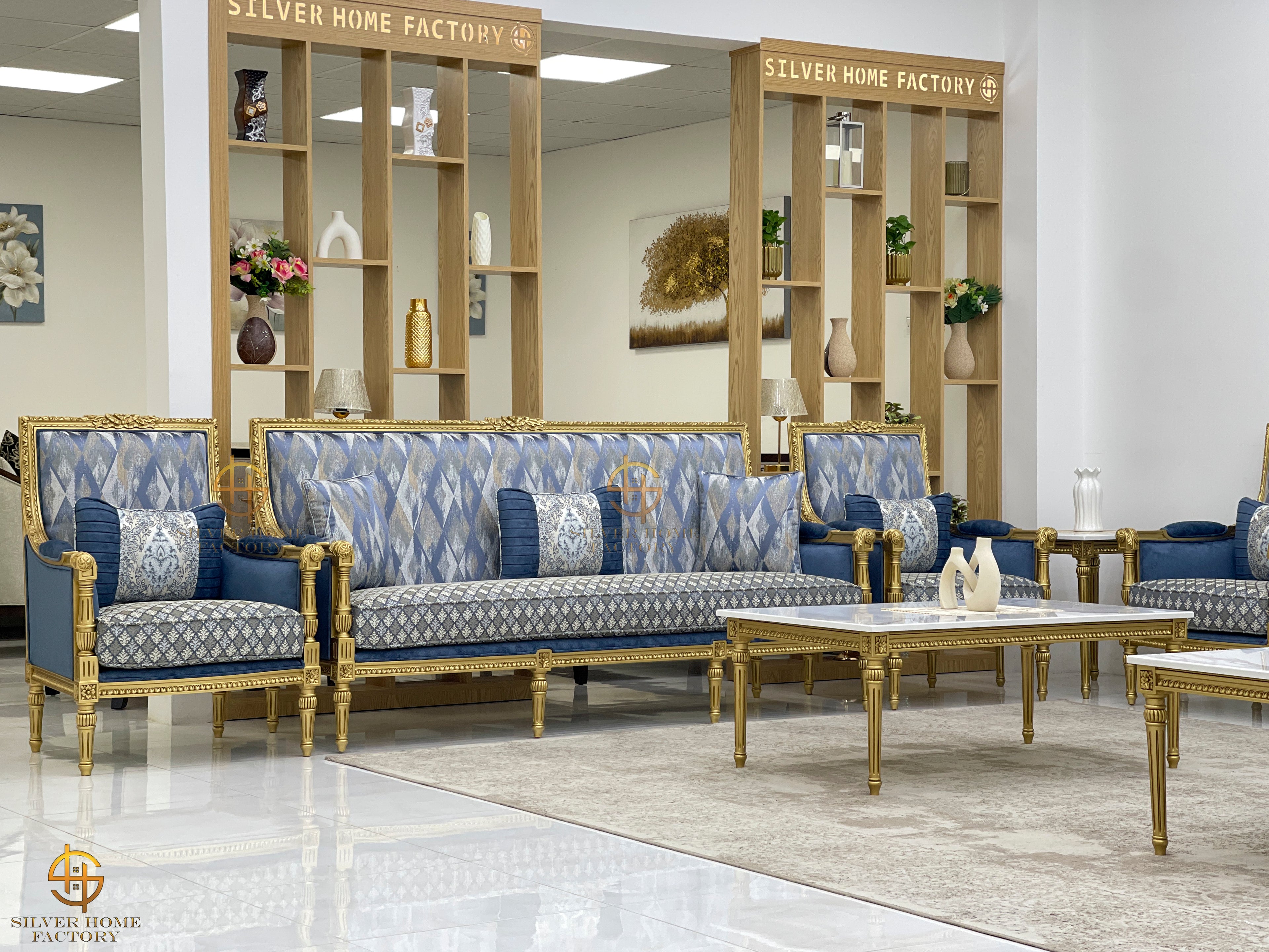 Royal Blue Majlis Set