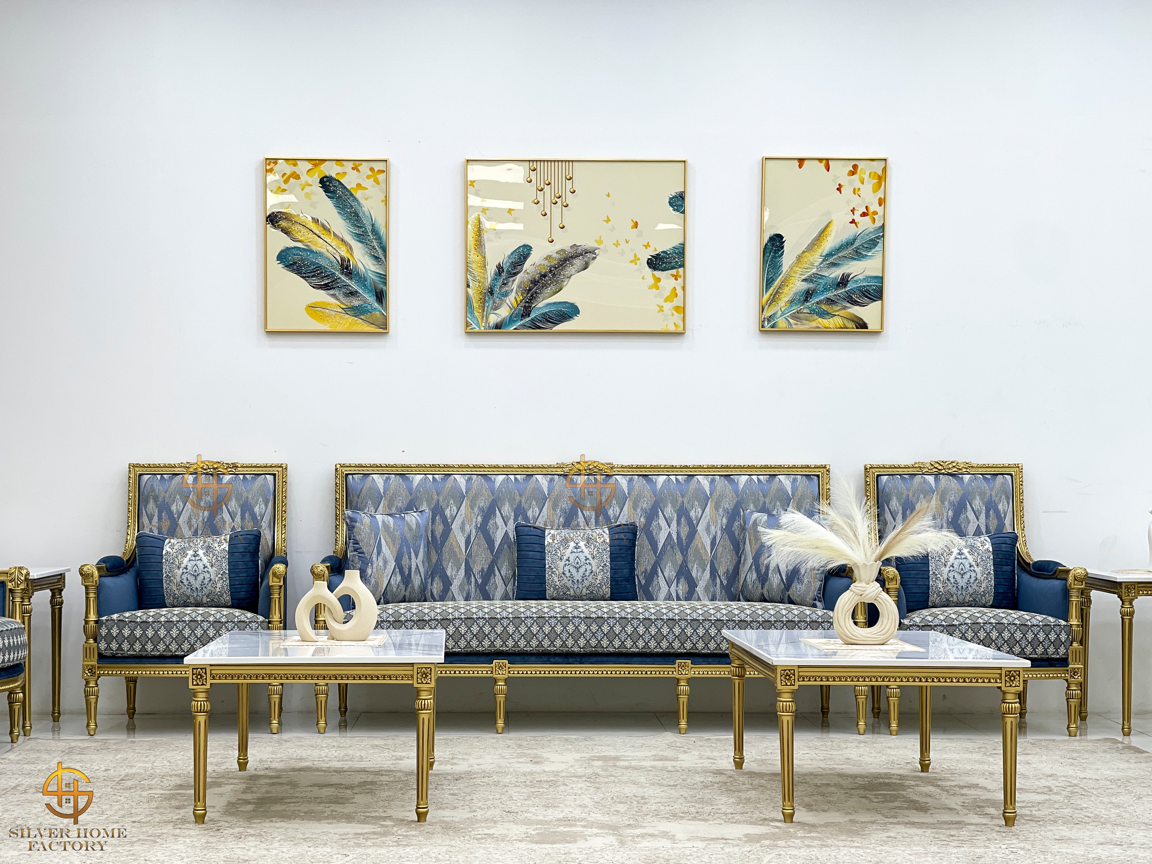 Royal Blue Majlis Set